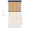 vidaXL Outdoor Roller Blind 80x250 cm Yellow and Blue