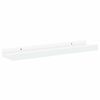 vidaXL Picture Frame Ledge Shelves 2 pcs White 40x9x3 cm MDF