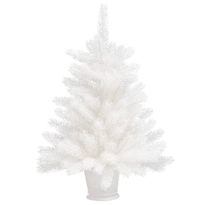 vidaXL Artificial Pre-lit Christmas Tree White 65 cm