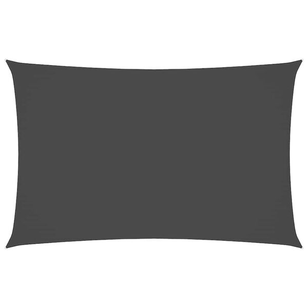 vidaXL Sunshade Sail Oxford Fabric Rectangular 2x5 m Anthracite