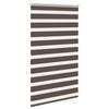 vidaXL Zebra blind 80.9x175 cm Fabric Width 76.7 cm coffee