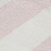 vidaXL Throw Cotton Stripe 125x150 cm Old Pink