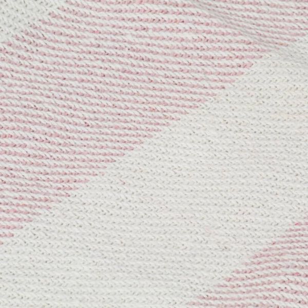 vidaXL Throw Cotton Stripe 125x150 cm Old Pink
