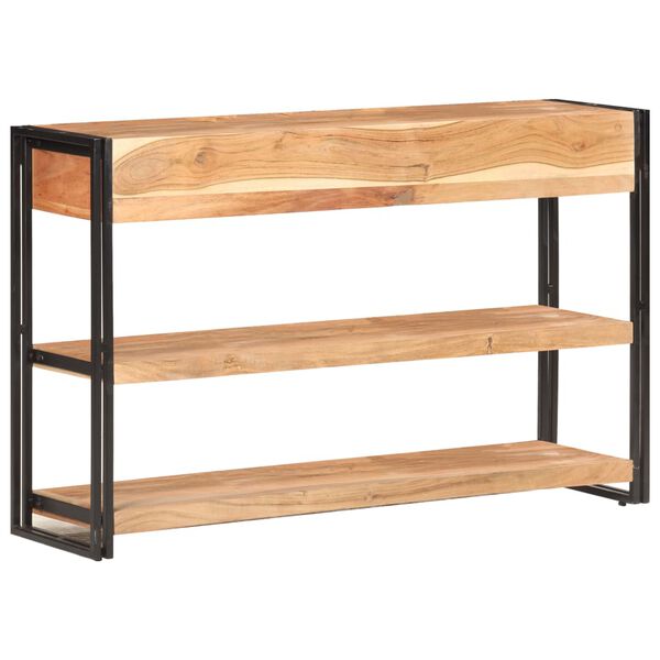 vidaXL Sideboard 120x30x75 cm Solid Acacia Wood