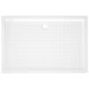 vidaXL Shower Base Tray with Dots White 80x120x4 cm ABS