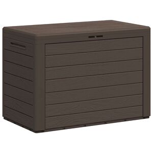 vidaXL Storage Box | Brown | Polypropylene | 78 x 44 x 55 cm | Storage Box
