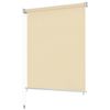 vidaXL Outdoor Roller Blind Cream 80x230 cm HDPE
