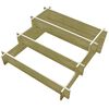 vidaXL Planter | Green | Pinewood, green impregnated | Large | Durable | Planter