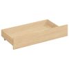 vidaXL Bed Frame without Mattress with 2 Drawers Solid Wood 160x200 cm