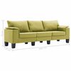 vidaXL Sofa Green Fabric