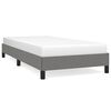 vidaXL Bed Frame without Mattress Dark Grey 90x200 cm Fabric