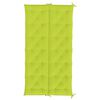 vidaXL Garden Bench Cushion Bright Green 200x(50+50)x7cm Oxford Fabric