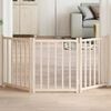 vidaXL Dog Gate Foldable 3 Panels 150 cm Solid Wood Fir