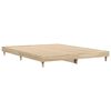 vidaXL Bed Frame without Mattress Sonoma Oak 160x200 cm Engineered Wood