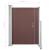 vidaXL Patio Retractable Side Awning 100x300 cm Brown