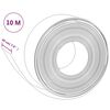 vidaXL Garden Edging Black 10 m 20 cm Polyethylene
