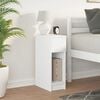 vidaXL Bedside Cabinet with Drawer White 20x36x60 cm