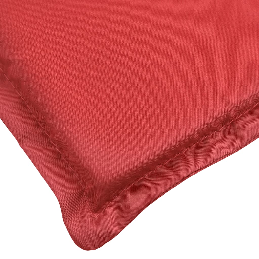vidaXL Sun Lounger Cushion Red 200x50x3cm Oxford Fabric