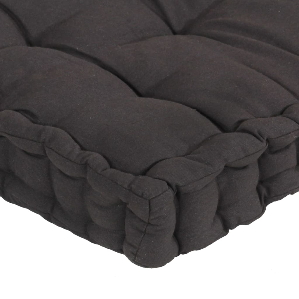 vidaXL Pallet Floor Cushions 4 pcs Anthracite Cotton