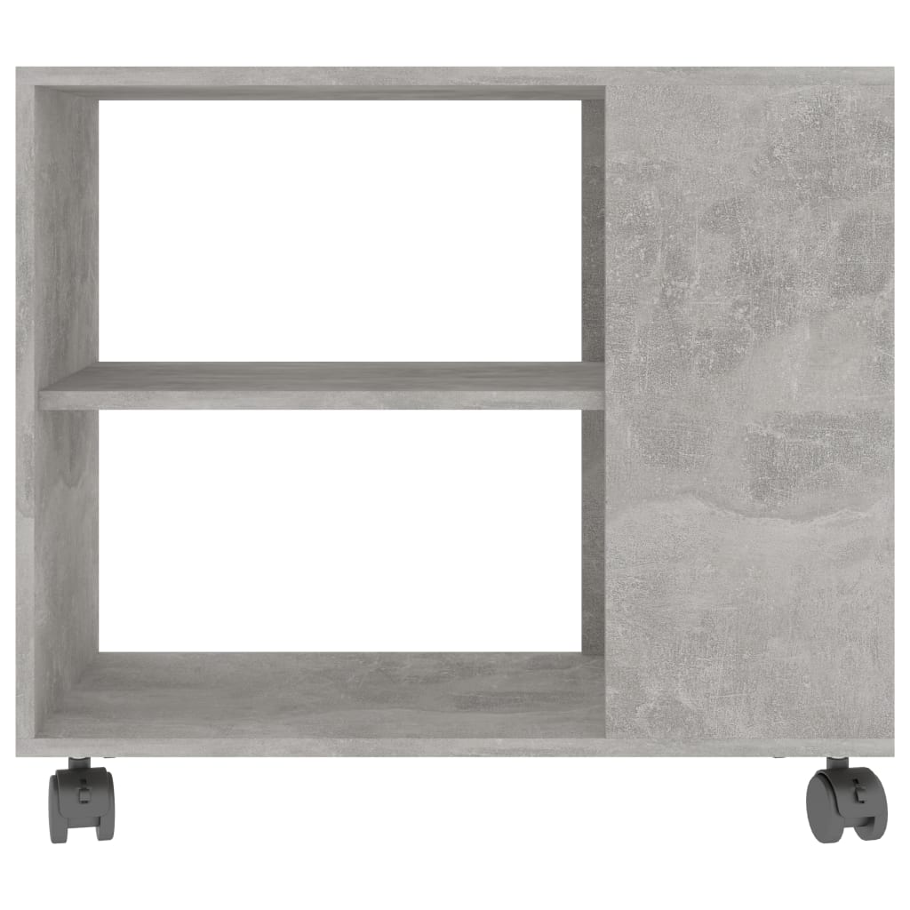 vidaXL Side Table Concrete Grey 70x35x55 cm Engineered Wood