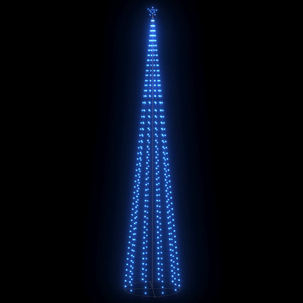 vidaXL Christmas Cone Tree 752 Blue LEDs Decoration 160x500 cm