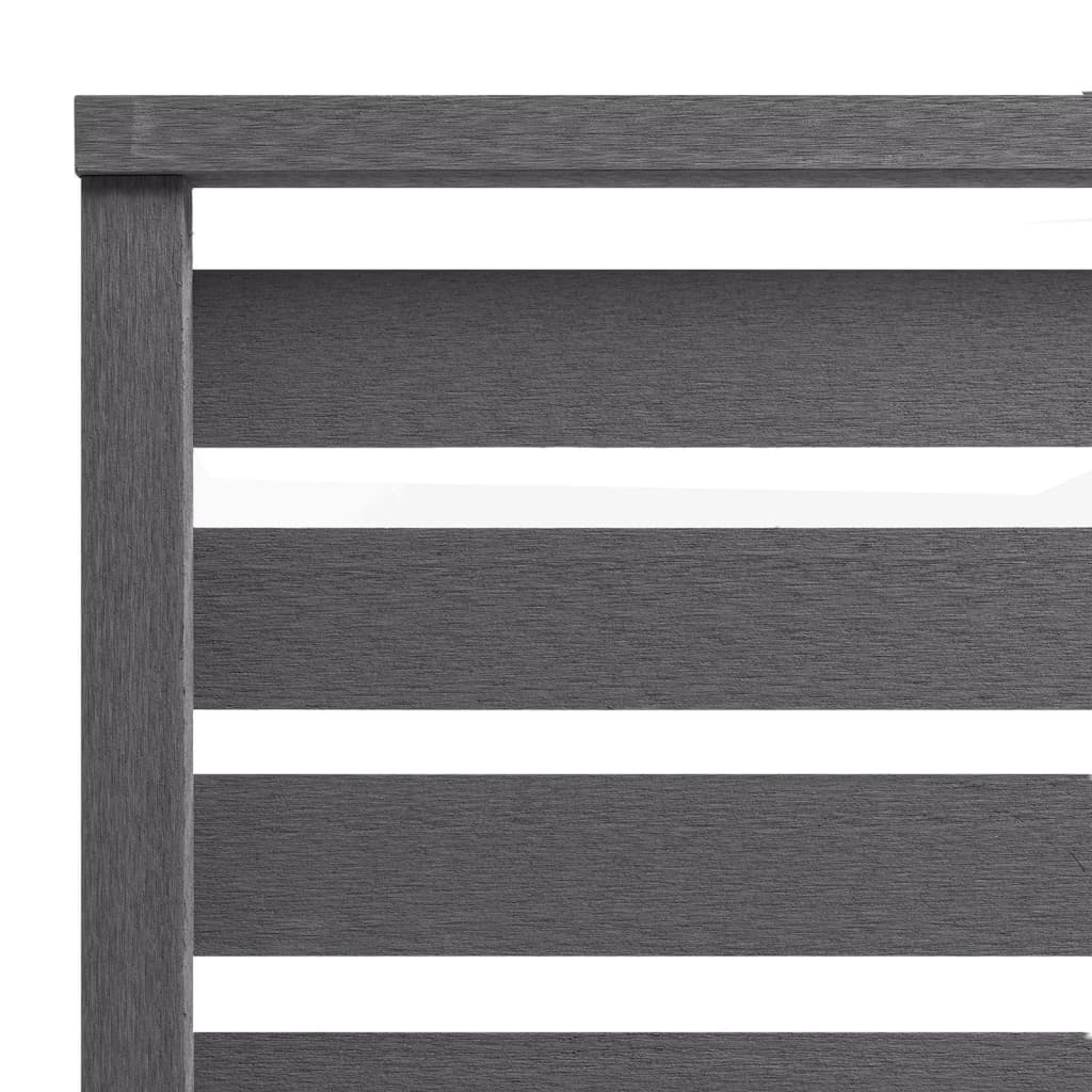 vidaXL Fence Panel WPC 180x180 cm Grey