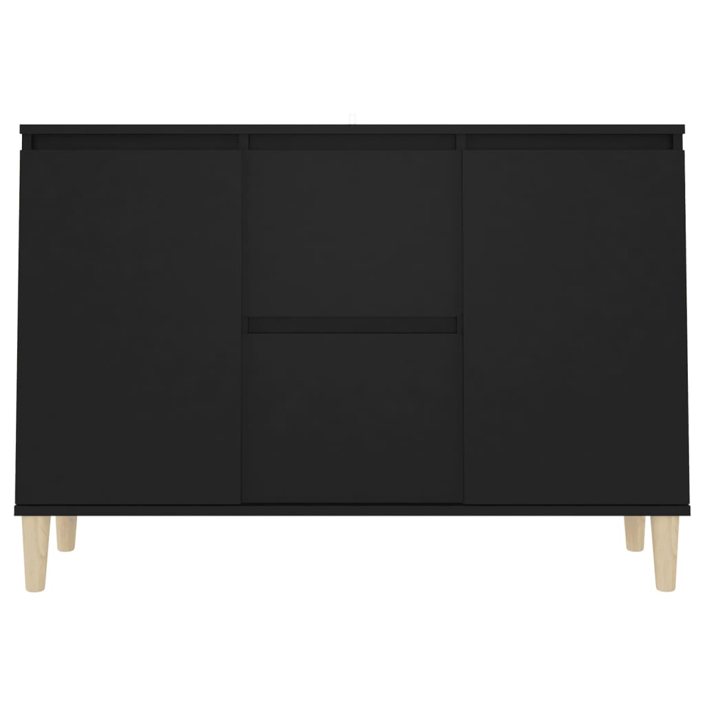 vidaXL Sideboard Black 103.5x35x70 cm Engineered Wood