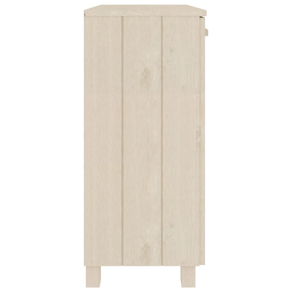 vidaXL Sideboard HAMAR Honey Brown 85x35x80 cm Solid Wood Pine