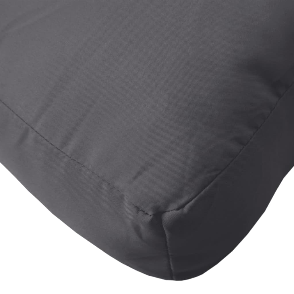 vidaXL Pallet Cushion Anthracite 80x40x12 cm Fabric
