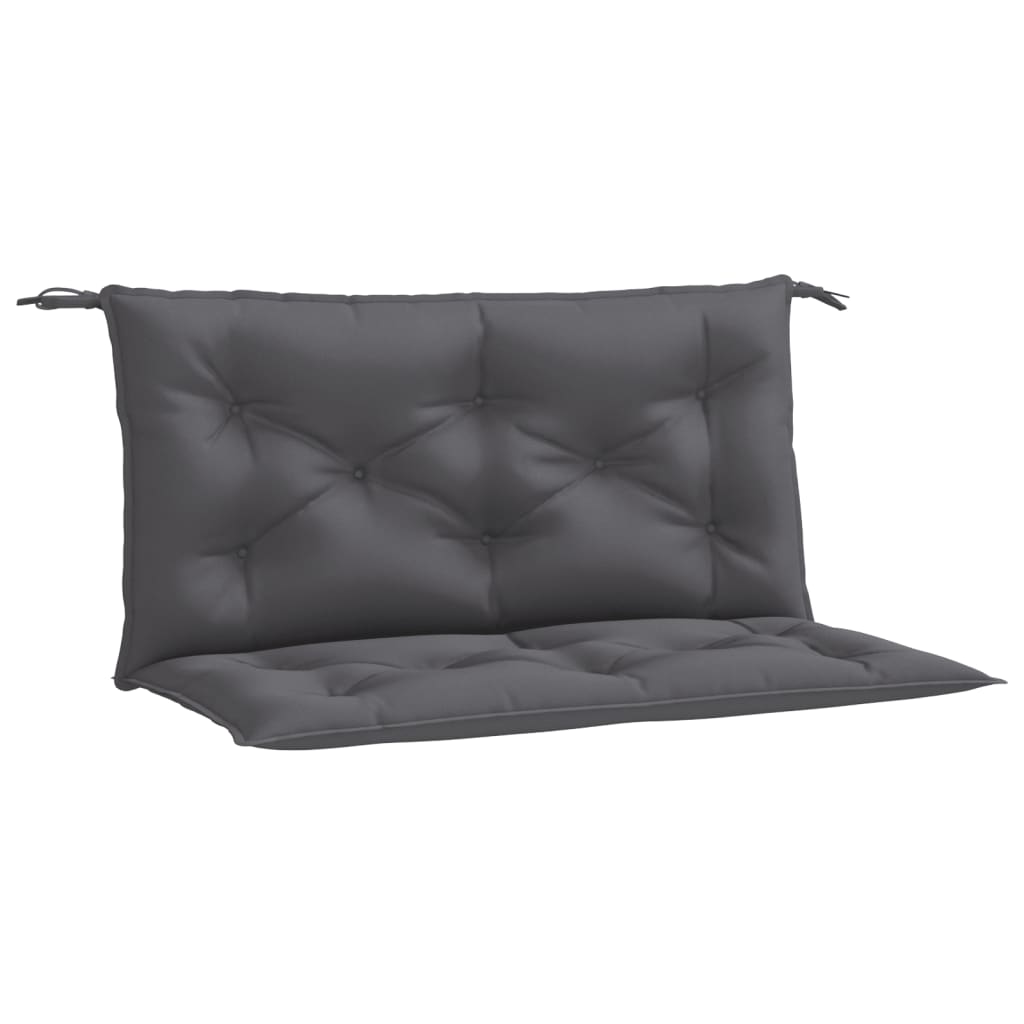 vidaXL Garden Bench Cushions 2 pcs Anthracite 100x50x7cm Oxford Fabric