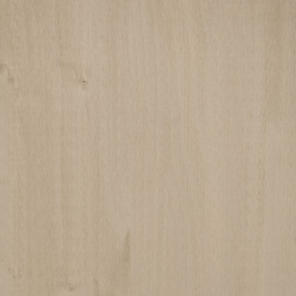 vidaXL Console Table HAMAR Honey Brown 90x35x90 cm Solid Wood Pine