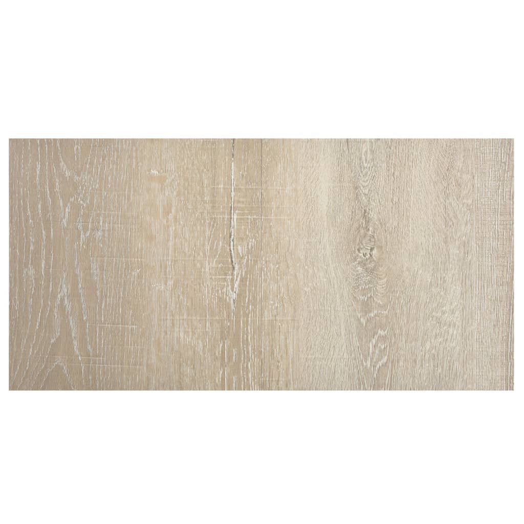 vidaXL Self-adhesive Flooring Planks 55 pcs PVC 5.11 m² Beige
