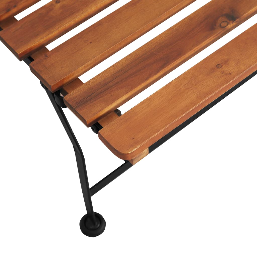 vidaXL Outdoor Deck Chair Solid Wood Acacia
