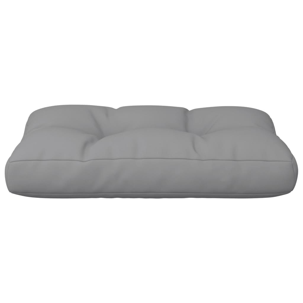 vidaXL Pallet Cushion Grey 50x40x12 cm Fabric