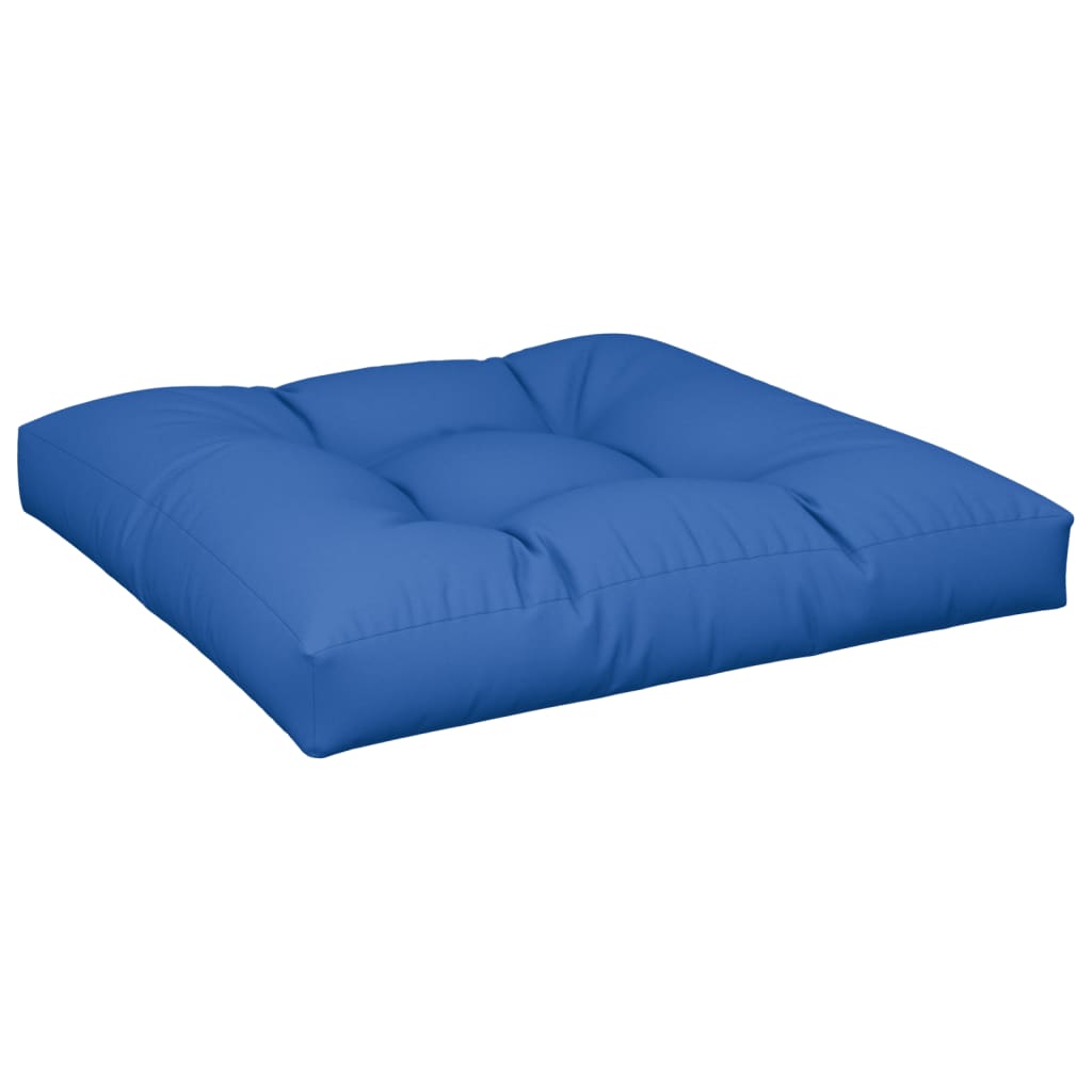 vidaXL Pallet Cushion Royal Blue 80x80x12 cm Fabric