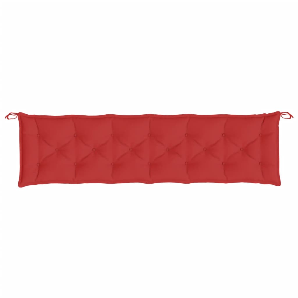 vidaXL Garden Bench Cushion Red 200x50x7 cm Oxford Fabric