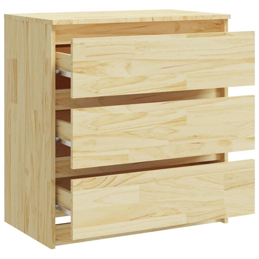 vidaXL Bedside Cabinets 2 pcs 60x36x64 cm Solid Pinewood