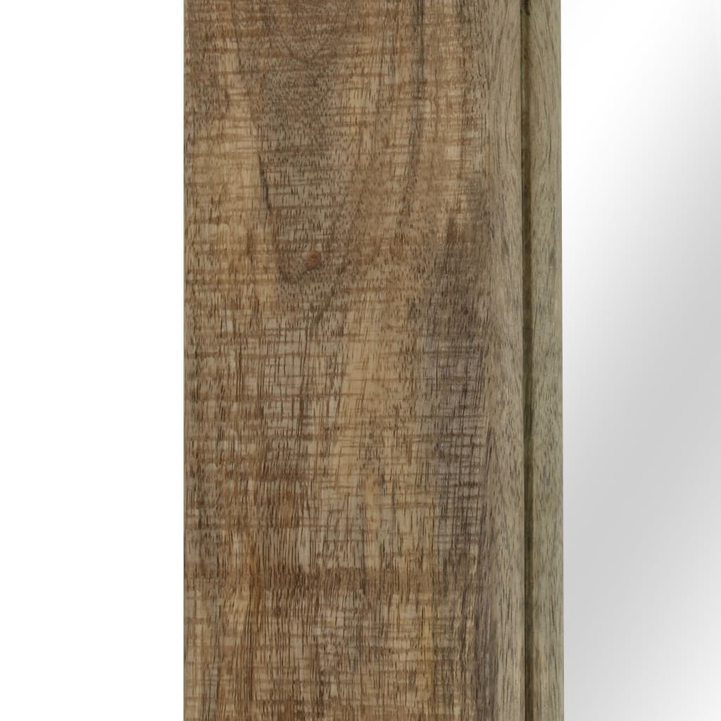 vidaXL Mirror Solid Mango Wood 50x110 cm
