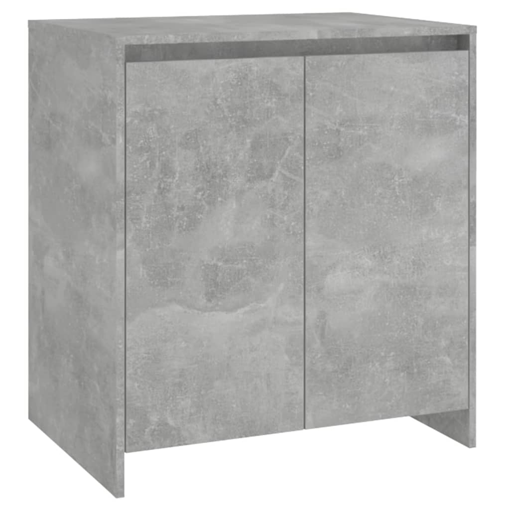 vidaXL 3 Piece Sideboard Concrete Grey Engineered Wood