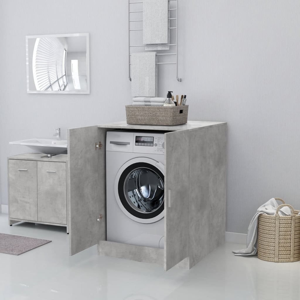 vidaXL Washing Machine Cabinet Concrete Grey 71x71.5x91.5 cm