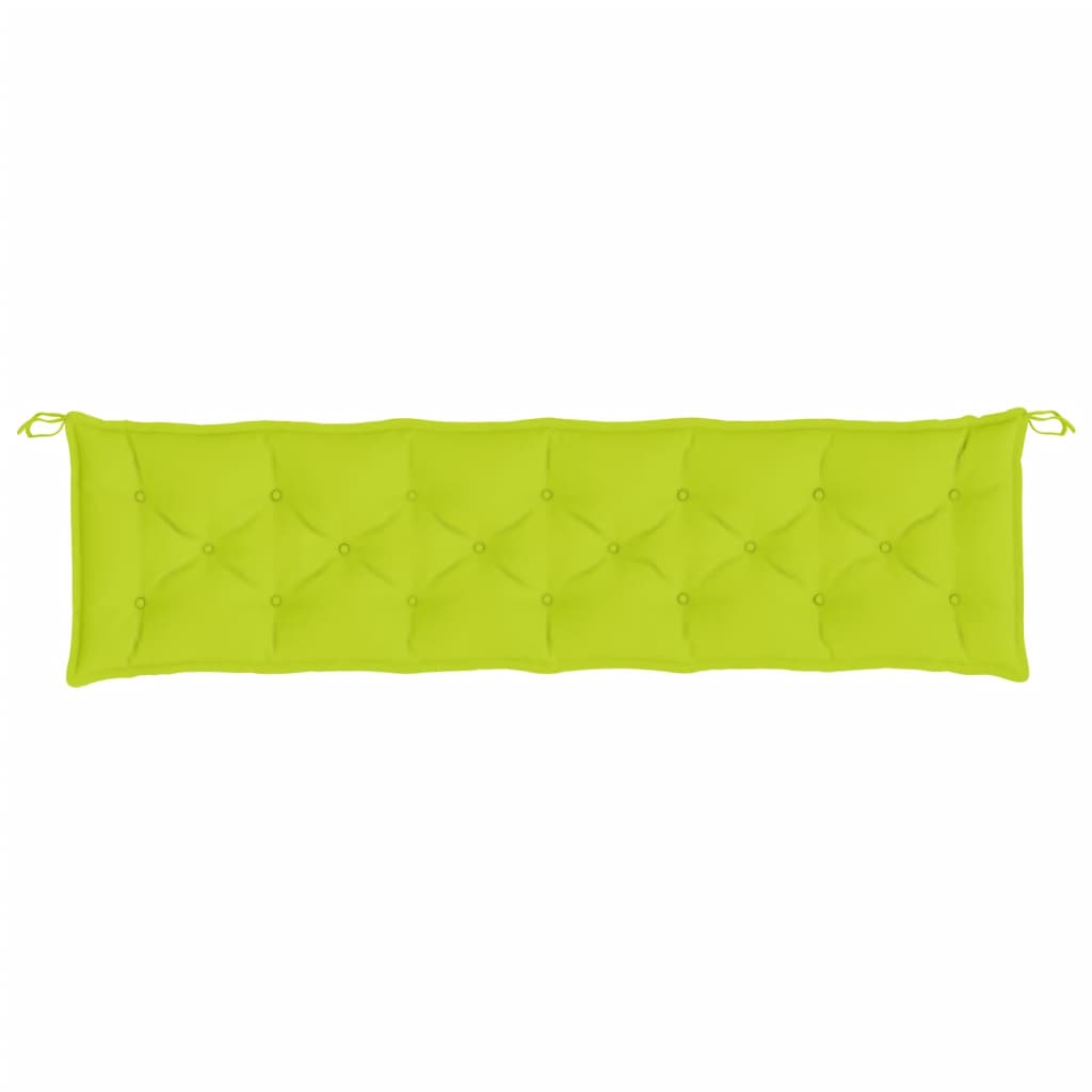 vidaXL Garden Bench Cushion Bright Green 200x50x7 cm Oxford Fabric