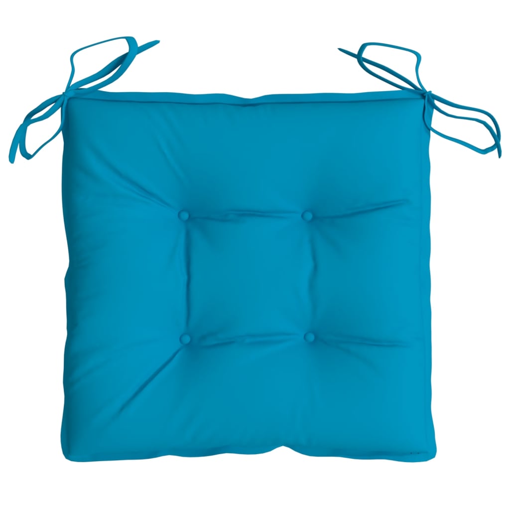 vidaXL Chair Cushions 6 pcs Light Blue 50x50x7 cm Oxford Fabric