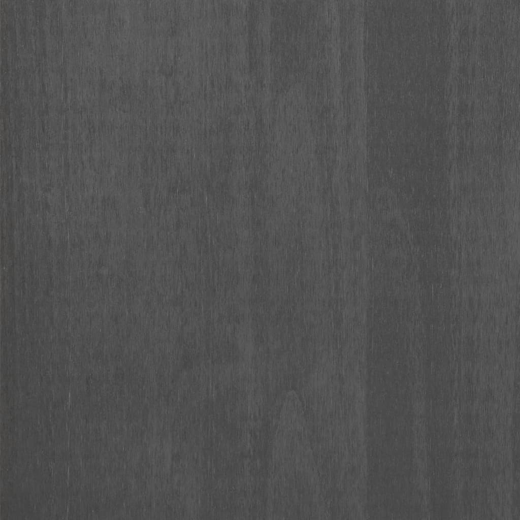 vidaXL Sideboard HAMAR Dark Grey 90x40x80 cm Solid Pinewood