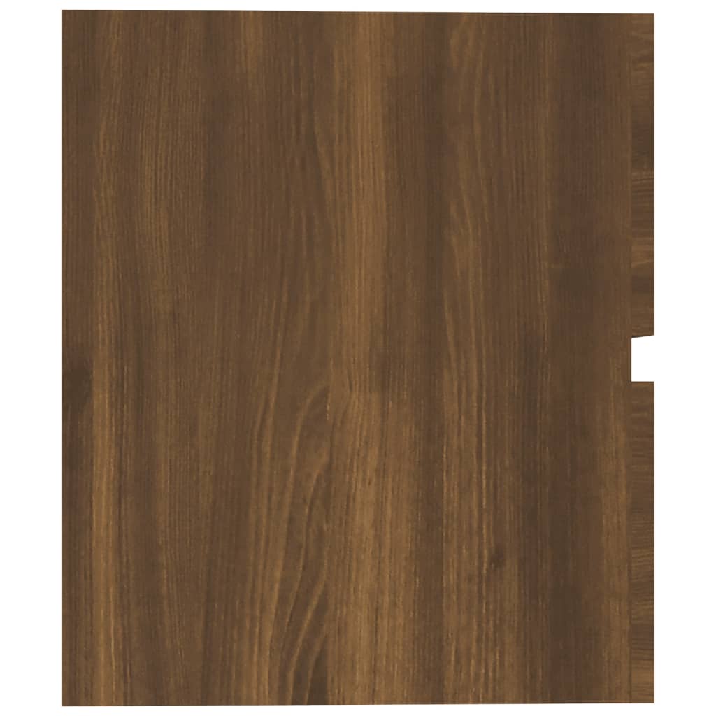 vidaXL Sink Cabinet Brown Oak 60x38.5x45 cm Engineered Wood