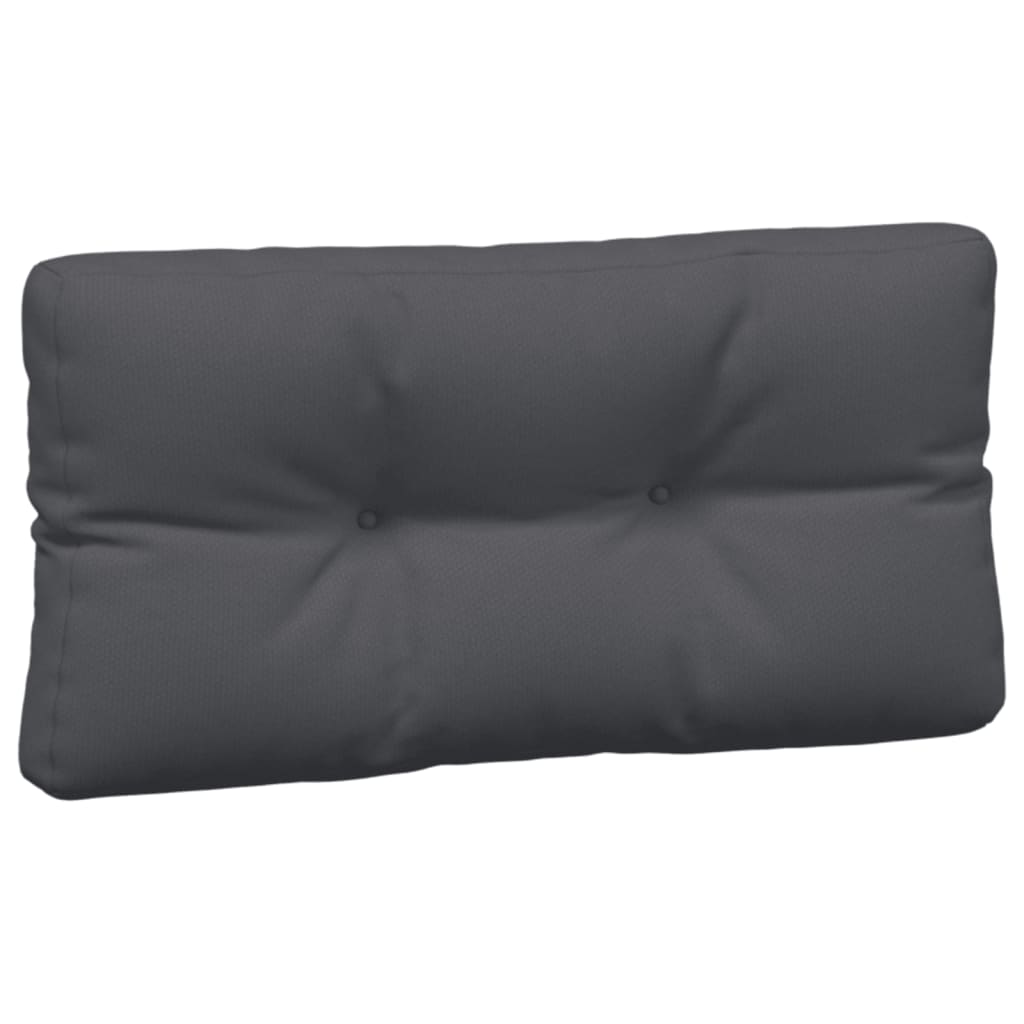 vidaXL Pallet Cushions 7 pcs Anthracite Fabric