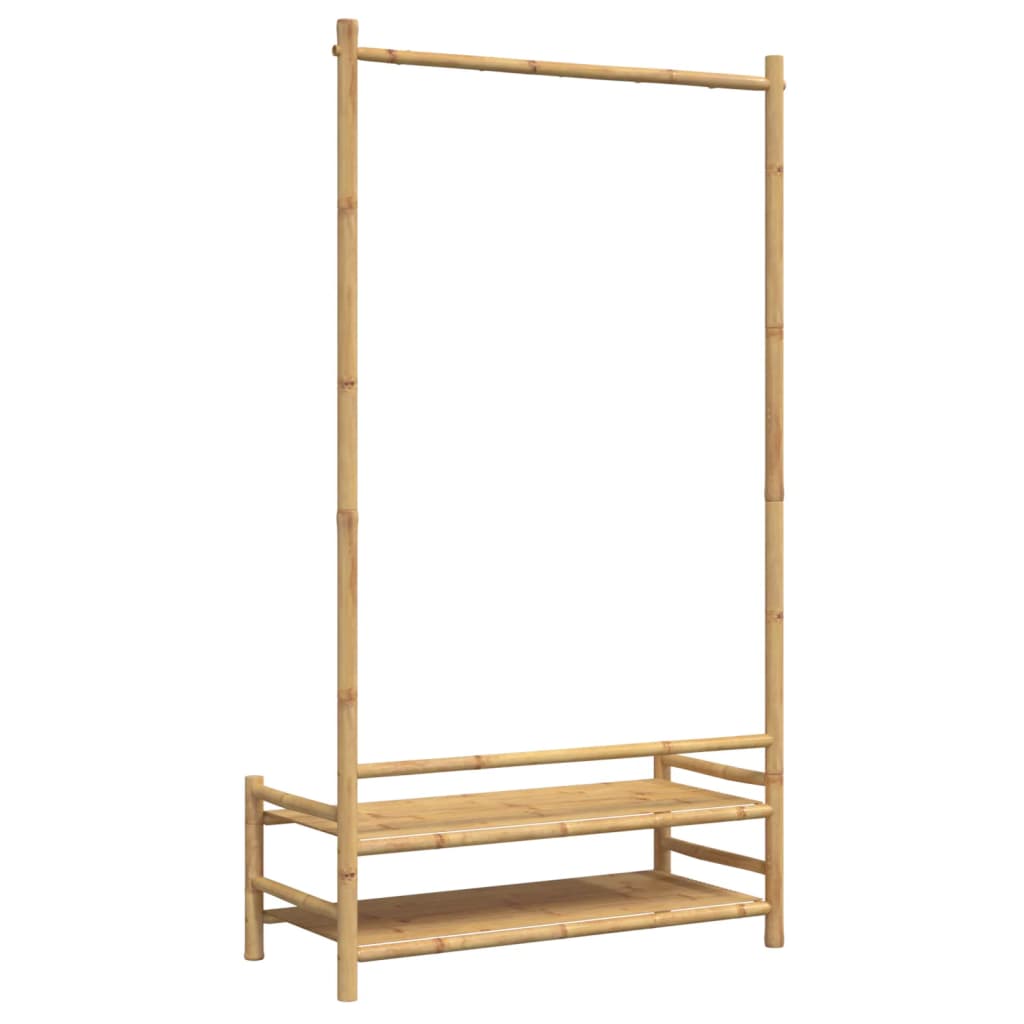 vidaXL Clothes Rack with Shelves 103x40x183 cm Bamboo