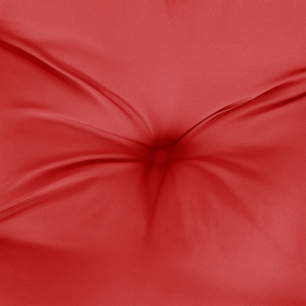vidaXL Pallet Cushion Red 120x40x12 cm Fabric