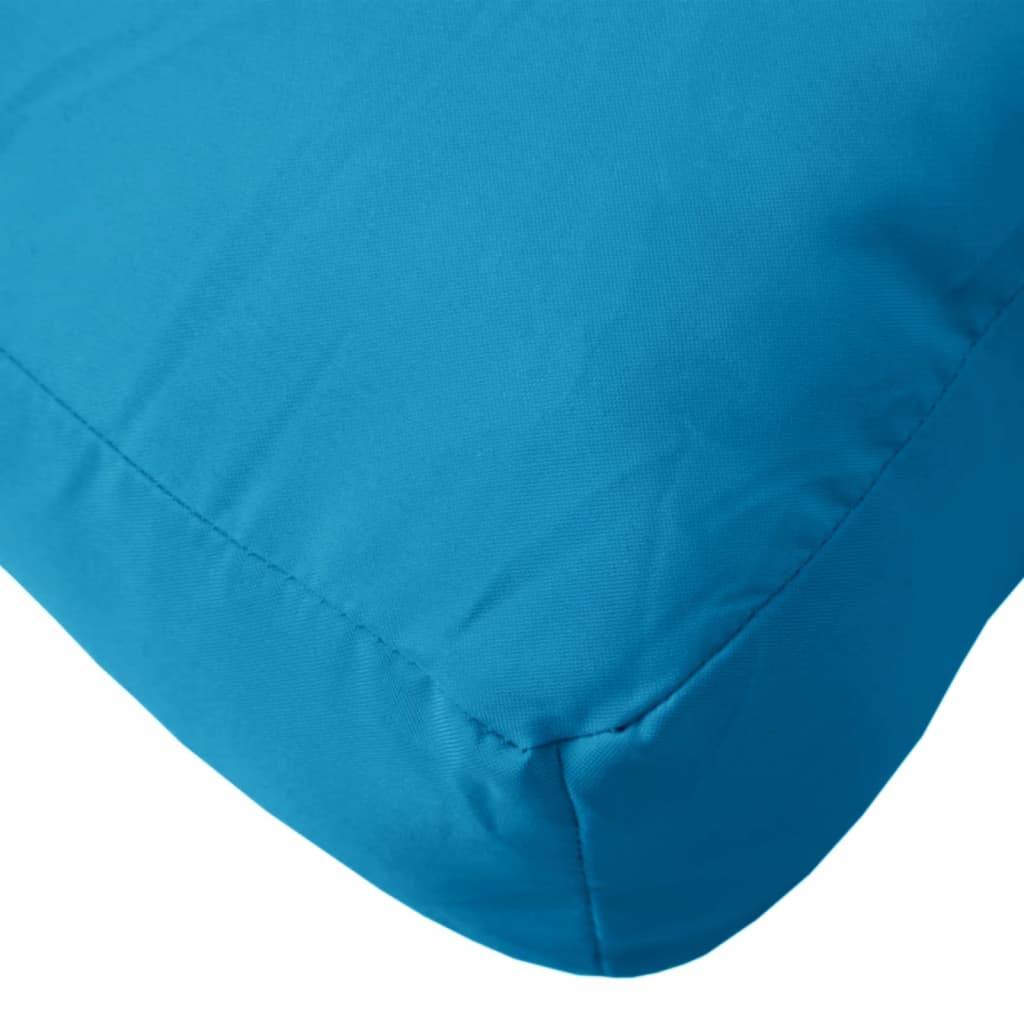 vidaXL Pallet Cushion Blue 80x80x12 cm Fabric
