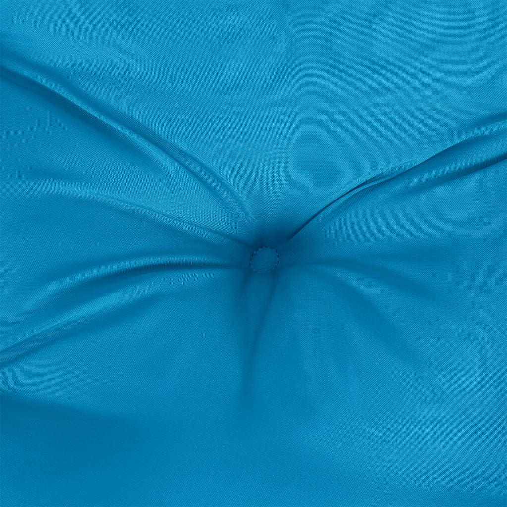 vidaXL Pallet Cushion Blue 60x60x12 cm Fabric