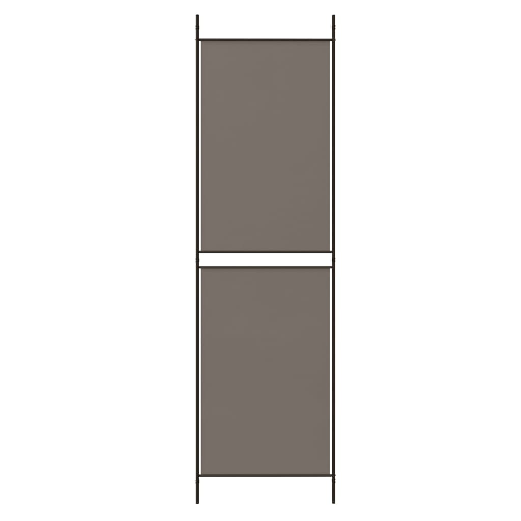 vidaXL 3-Panel Room Divider Anthracite 150x180 cm Fabric